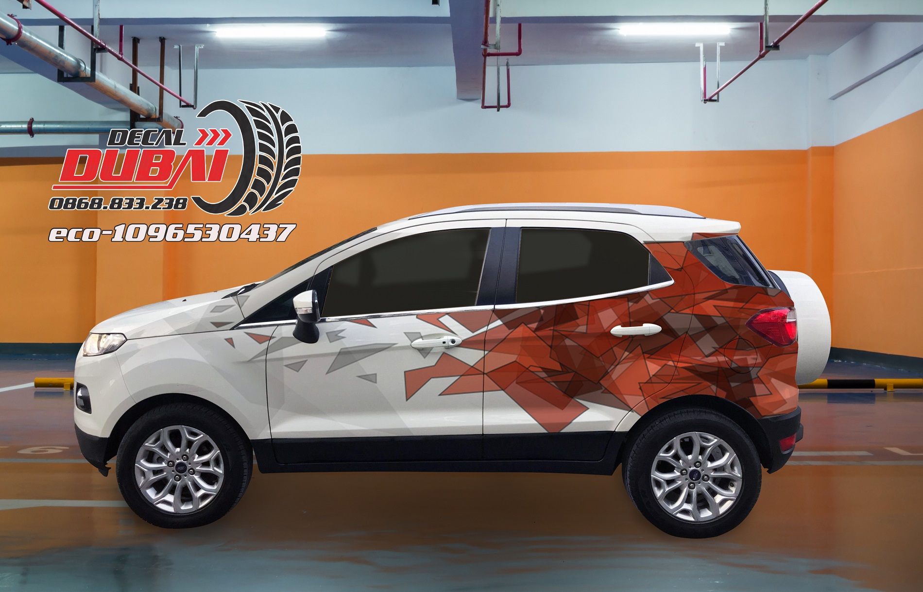 Tem Xe Ford Ecosport Đẹp Hút Hồn Mới Nhất 2020 - Decaldubai